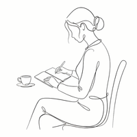 コーヒーを飲むシーンは？