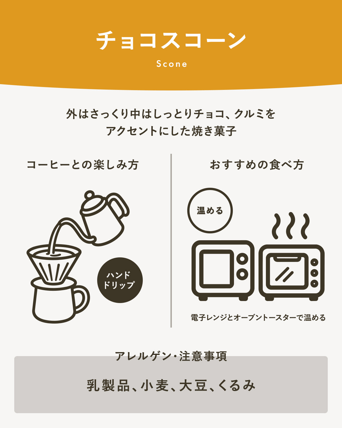 チョコスコーン｜広島のやさしい焼き菓子