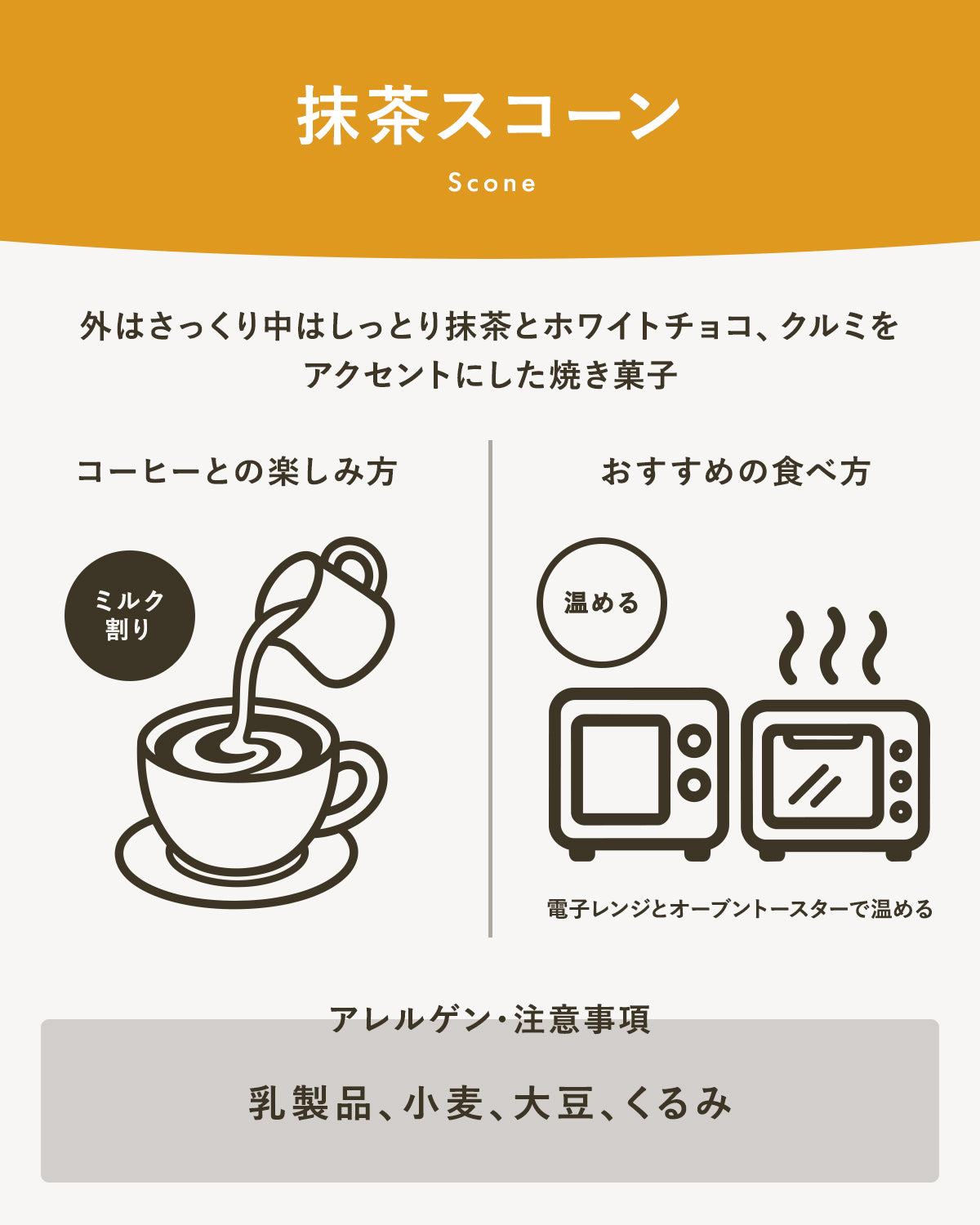 抹茶スコーン｜広島のやさしい焼き菓子