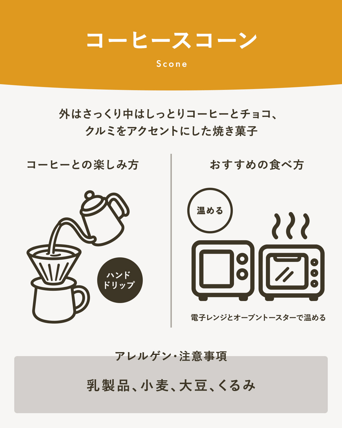 コーヒースコーン｜広島のやさしい焼き菓子